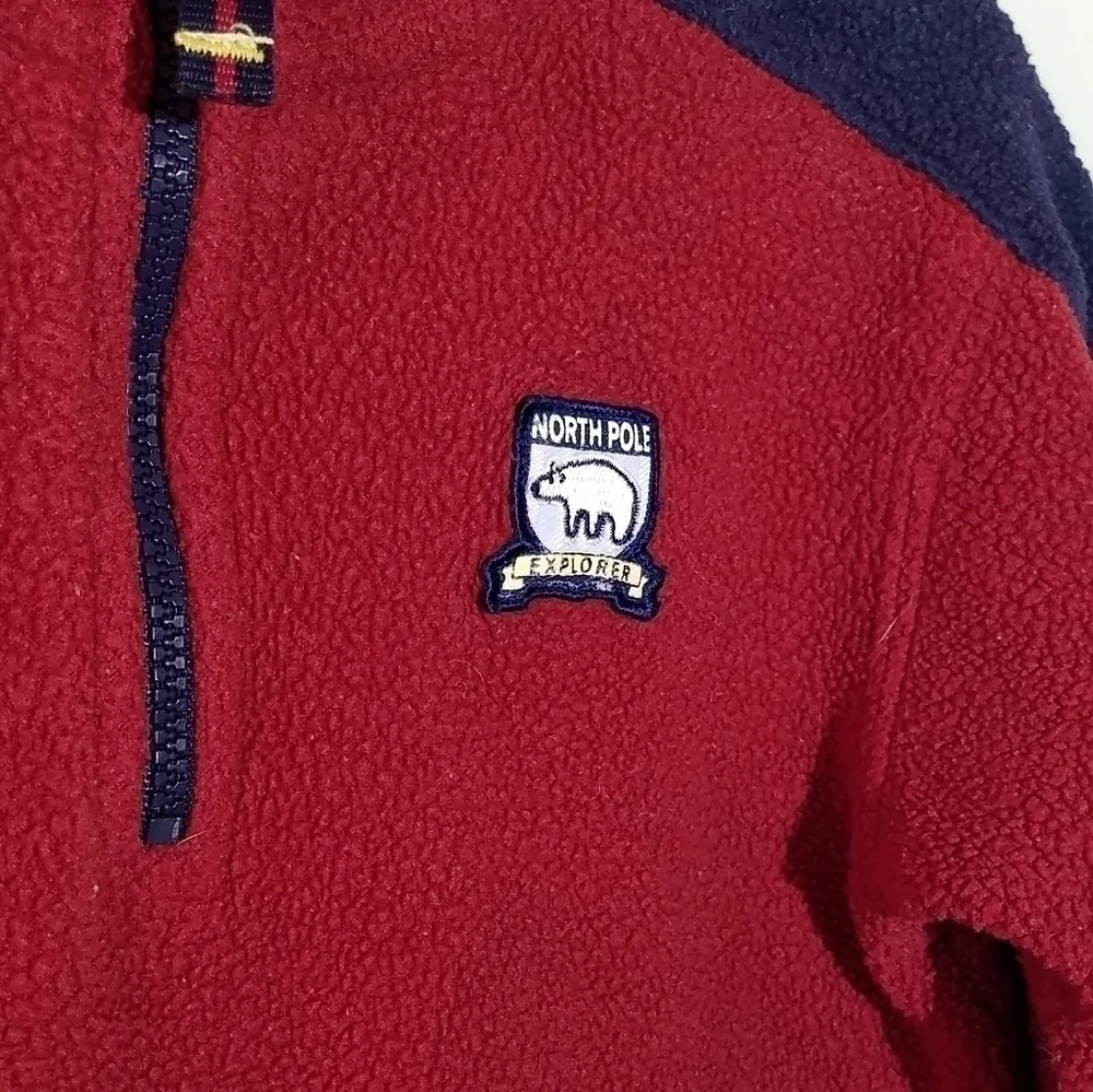 Carter's North Pole Polar Bear Fleece Pullover 12m